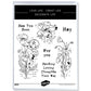 Beautiful Blooming Flowers Floral Clear Stamp YX1250