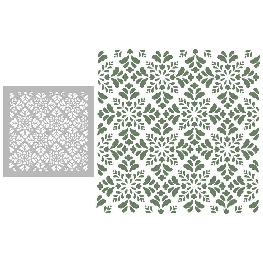 1PCs Universal Regular Leaves Background Stencils For Decor Scrapbooking Card Making YX1349