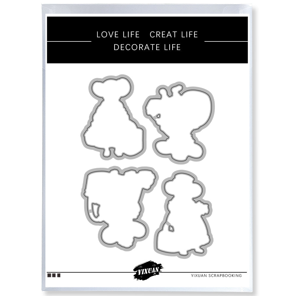 Childhood Life Cutting Dies And Stamp Set YX1491-S+D