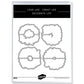 Wreath Cutting Dies And Stamp Set YX1509-S+D