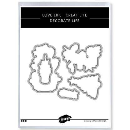 Christmas Food Display Cutting Dies And Stamp Set YX1583-S+D