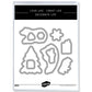 Design Bear Cutting Dies And Stamp Set YX1529-S+D