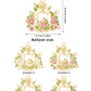 Vintage Roses Floral Perfume Bottle Cutting Dies Set YX1325-D