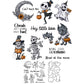 Ghost Festival Joker Cutting Dies And Stamp Set YX1450-S+D