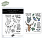 Spring Forest Wolf Deer And Bird Cutting Dies And Stamp Set YX484-S+D