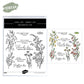Spring Series Flowers And Floral Cutting Dies And Stamp Set YX1151-S+D