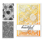 Painting Blooming Sunflower Cutting Dies And Stamp Set YX526-S+D