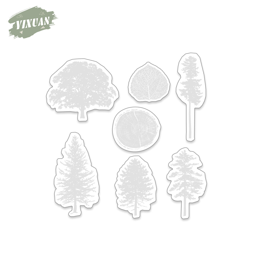 Forest Pine And Leaves Cutting Dies Set YX488-D