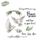 Pure White Pigeon Birds Clear Stamp Nature And Peace YX551-S