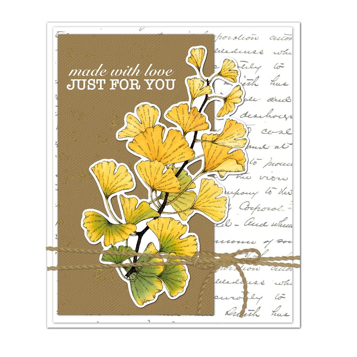 Spring Floral And Leaves Cutting Dies And Stamp Set YX1199-S+D