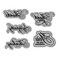 Swash Thanks,Thinking of you,Thank You,With Sympathy,You are my shunshine Metal Cutting Dies Set YX730-734