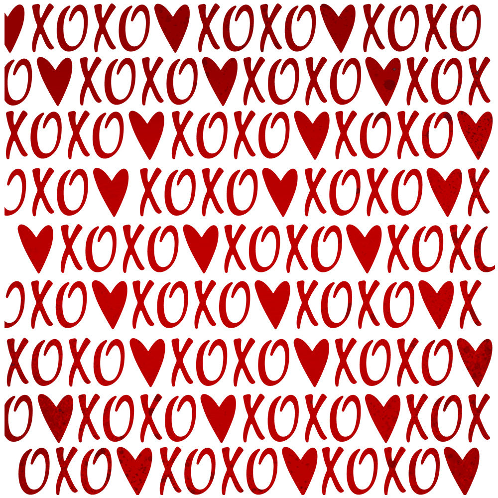 1PC Valentine's Series Love XOXO Plastic Stencils For Decor Scrapbooking Card Making 20220817-126