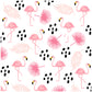 5pcs Background Cute Flamingo Leaves Stencil For Decor YX837
