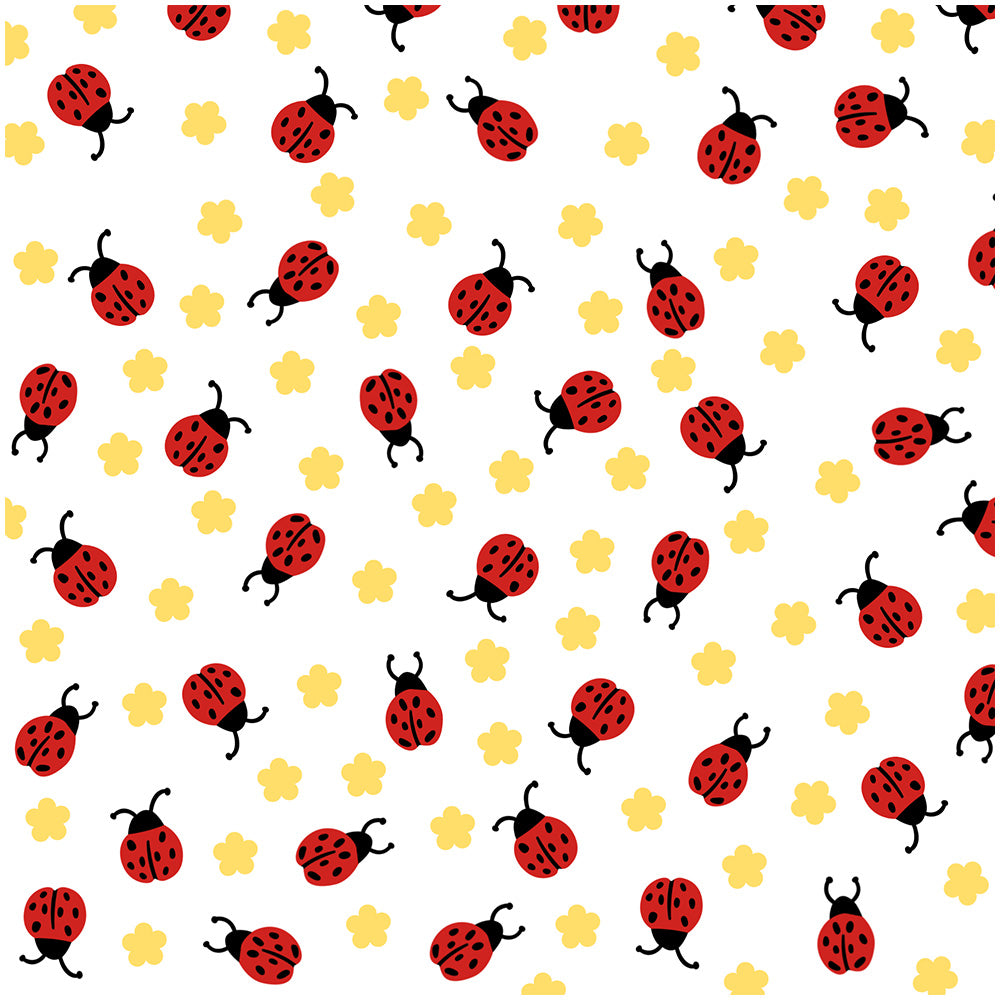 3pcs Cute Ladybug And Flower Background Stencil For Decor YX838