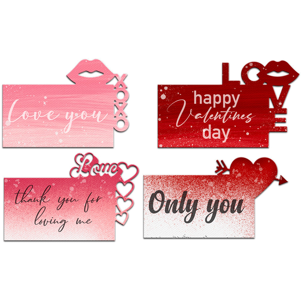 Valentine's Day Series Love Hearts Lips XOXO Metal Cutting Dies Set YX920,YX921,YX922,YX923