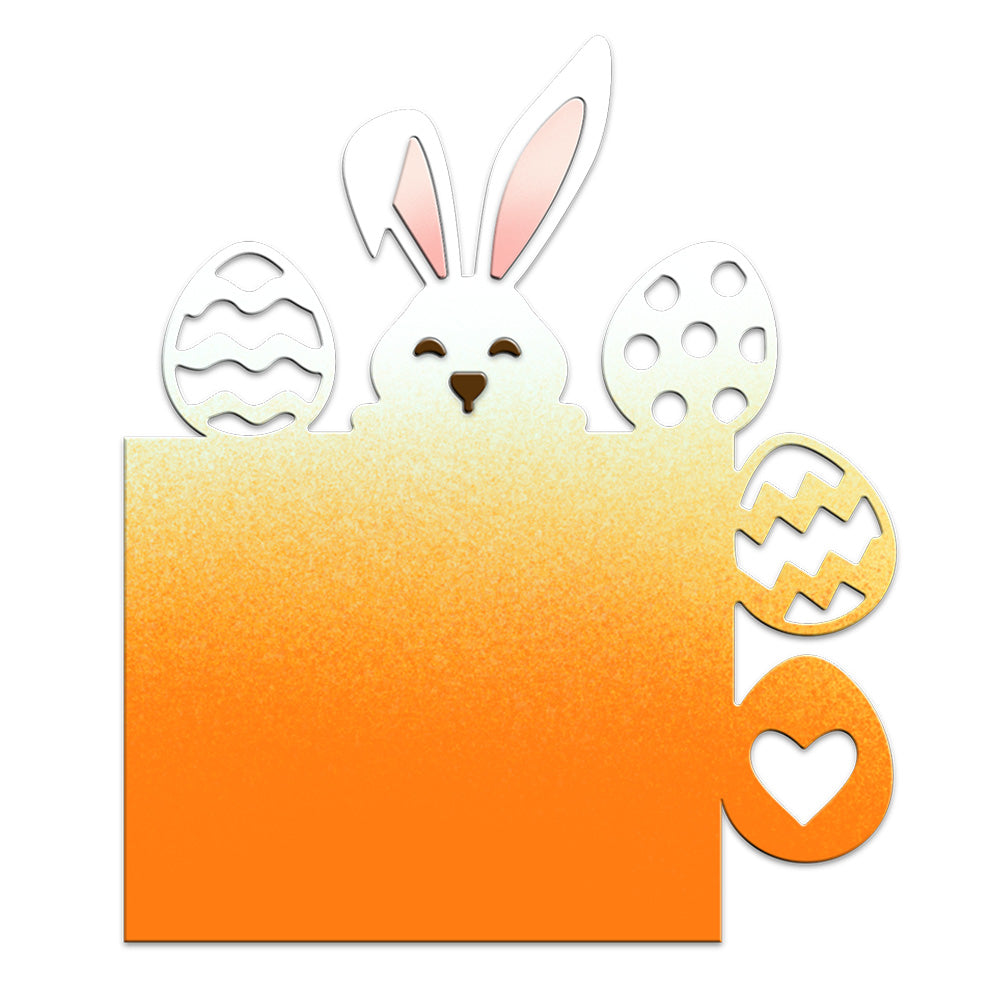 Kawaii Easter Rabbit And Eggs Metal Cutting Dies Set YX990