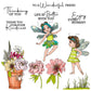 Spring Flowers And Beautiful Dragonfly Girls Fairy Cutting Dies Set YX1129-D
