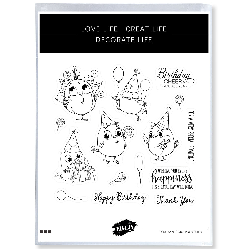 Celebrate with The Stamps of Life - Happy Birthday Sentiment Stamps