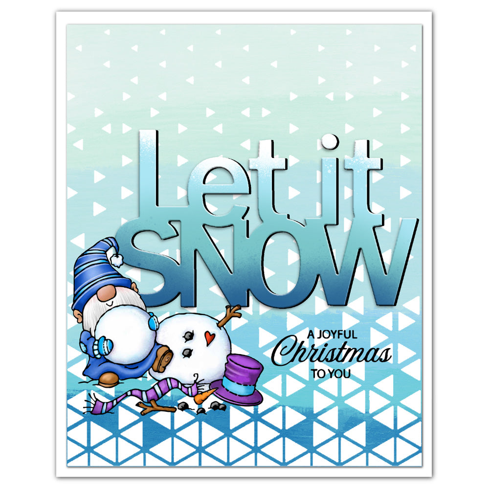 Let it snow Cutting Dies Set YX727