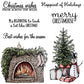 2022 Christmas Trees And Fireplace Cutting Dies And Stamp Set YX777-S+D