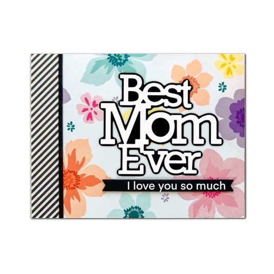 Mother's Day Series Best Mom Ever Metal Cutting Dies Set YX1160