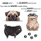 Cute Cartoon Pet Dogs And Paws Cutting Dies And Stamp Set YX858-S+D