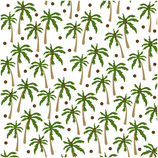 3PCs Beach Palm Trees Background Stencil For Decor YX840