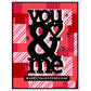Love Valentine's Day Series You & Me With Heart Metal Cutting Dies Set YX903