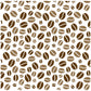 2PCs Coffee Beans Plastic Stencils For Decor YX1080
