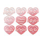 Valentine's Day Gifts Decor Love Hearts Large Size Metal Cutting Dies Set YX1037