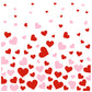 2PCs Background Love Hearts Stencils For Decor Valentine's Day Gifts YX881
