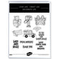 Love Post Mail And Truck Clear Stamp YX325-S