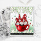 Cute Christmas Gnome Coffee Mugs Cutting Dies And Stamp Set YX792-S+D