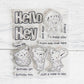 Adorable Little Animals Rabbit Mouse Cutting Dies And Stamp Set YX822-S+D