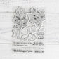 Blooming Flowers And Apple Cutting Dies And Stamp Set YX859-S+D
