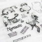 Cute And Funny Fatty Cats Cutting Dies And Stamp Set YX857-S+D