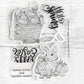 Happy Easter Eggs And Rabbits Clear Stamp YX898-S