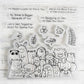 Nature Animals Family Friends Cutting Dies And Stamp Set YX644-S+D