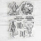 Cute Love Gnome And Hearts Clear Stamp For Valentine's Day YX900-S