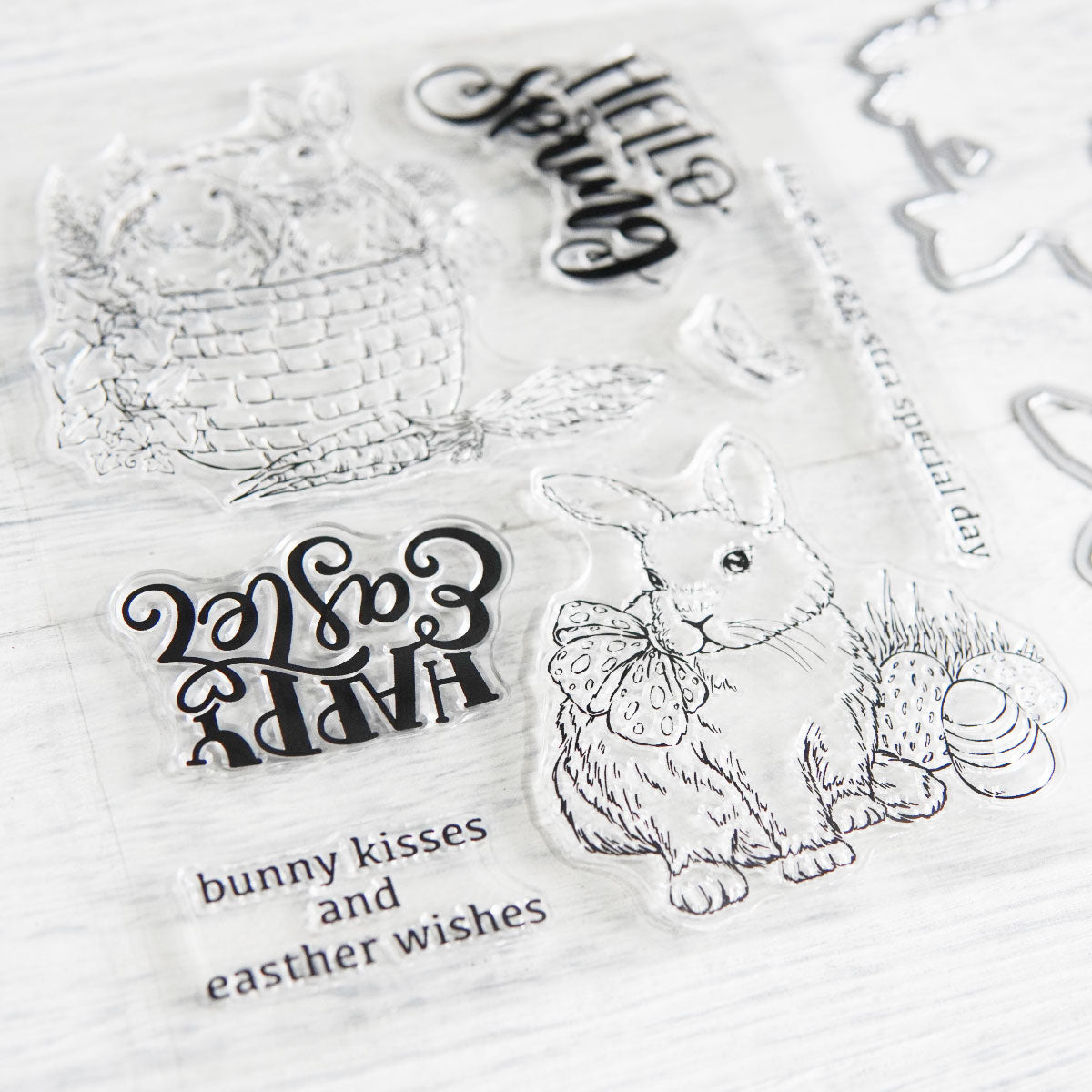 Happy Easter Eggs And Rabbits Cutting Dies Set YX898-D