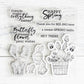 Kawaii Easter Rabbits And Chickens Spring Floral Cutting Dies Set YX896-D