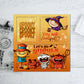 Funny Halloween Cutting Dies And Stamp Set Witch Goast Scarecrow YX762-S+D