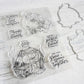 Little Fish Marine Eco Bottle Cutting Dies And Stamp Set YX585-S+D