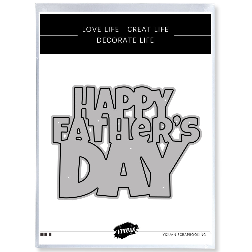 Happy Father's Day Cutting Dies Set YX512