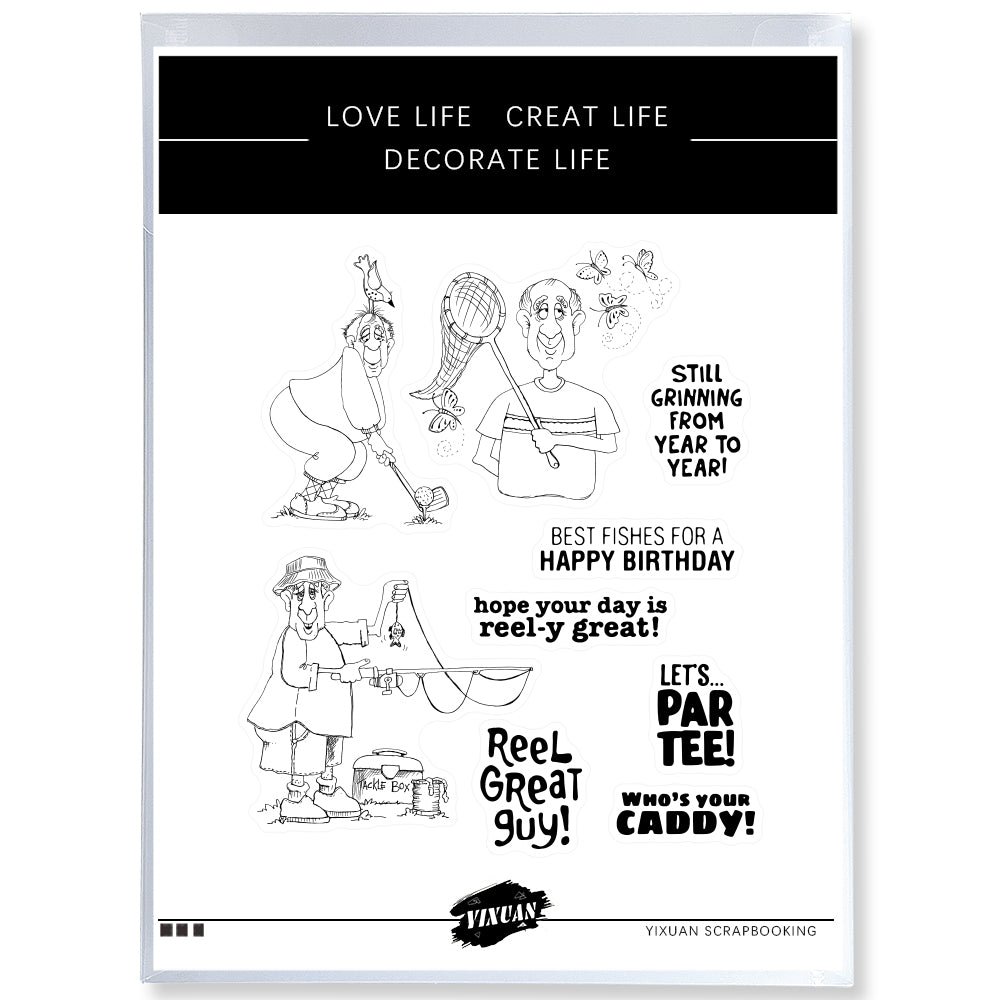 Father's Day Daddy's Weekend Life Clear Stamp YX505-S