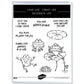 Cute Cartoon Frogs In Pond Clear Stamp YX1093-S