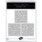 3PCs Background Stars Plastic Stencils For Decor Scrapbooking Card Making 20220817-109
