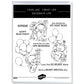 Happy Birthday Gitfs Bear Holding Balloons Clear Stamp YX1175-S