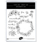 Spring Series Floral Flowers Wreath Cutting Dies And Stamp Set YX1154-S+D
