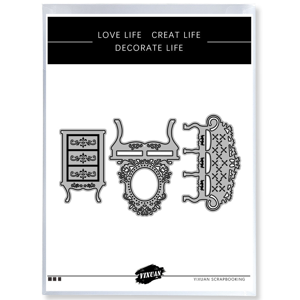 European Style Retro Furniture Cutting Dies Set YX830